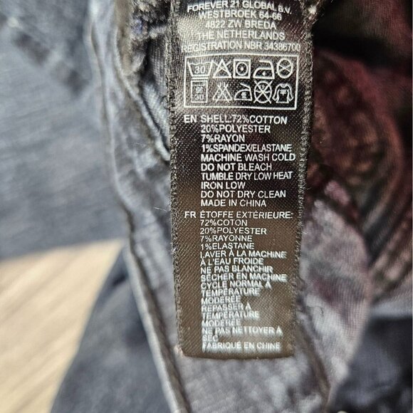 (3/$35) Forever 21 Womens Size 26 Pockets Denim Bleu Jeans - Picture 5 of 10